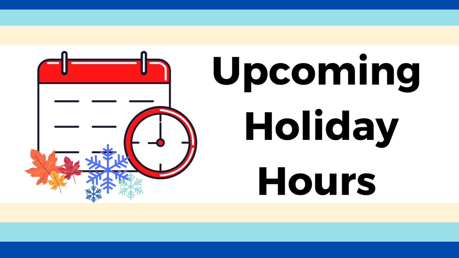 Take Note of Our Winter Holiday Hours Ipswich Public Library