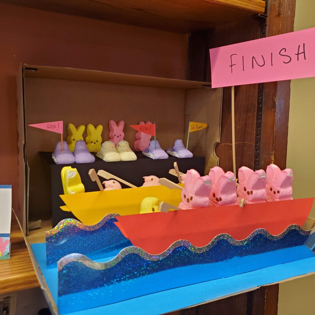 "Peeps in a Boat" - Nora B. (Town Dept.)