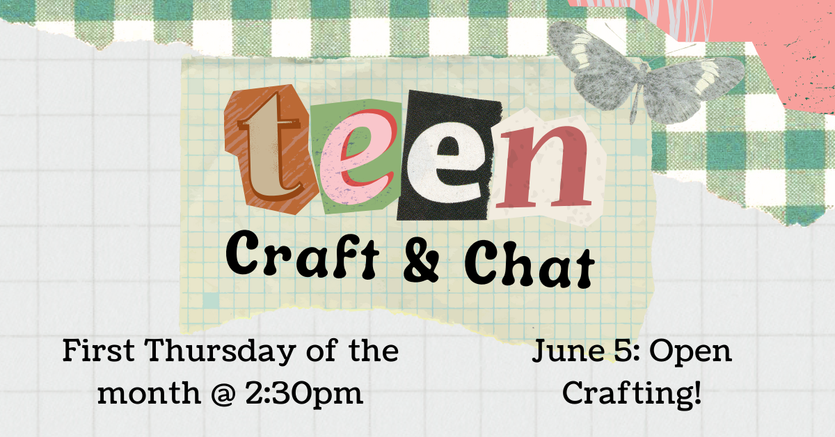 Link to Craft & Chat event on June 5