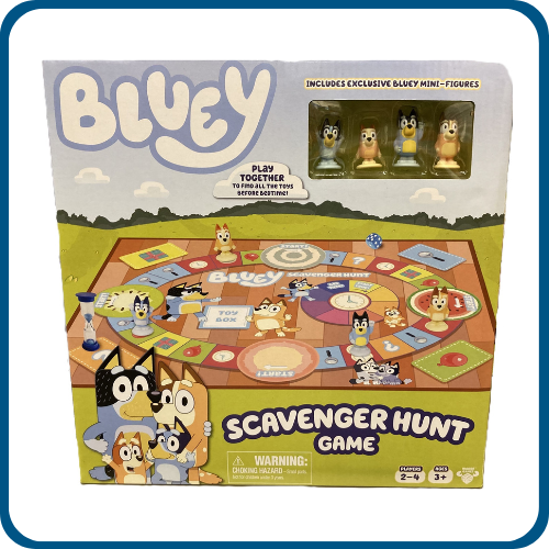Bluey Scavenger Hunt board game
